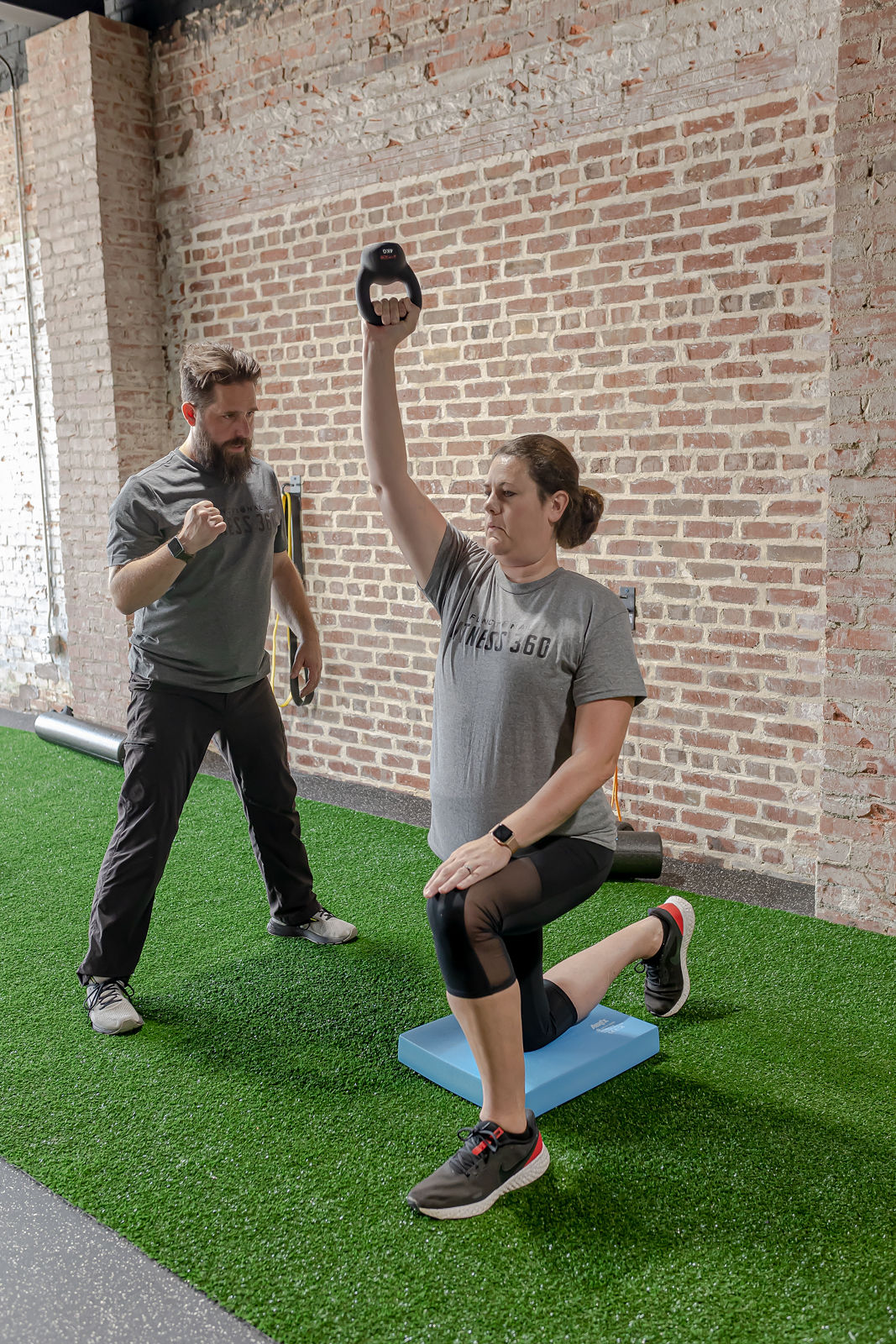 Structured workout programming on a whiteboard